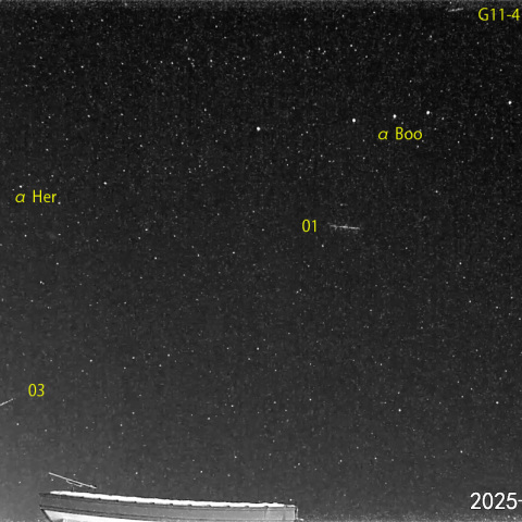 夜半後の流星-2 (25-02-23)