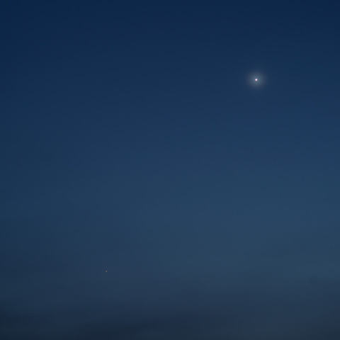 金星と水星 (25-03-08)