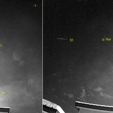 夜半後の流星 (25-03-18)