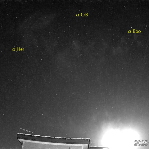 夜半後の流星 (25-03-19)