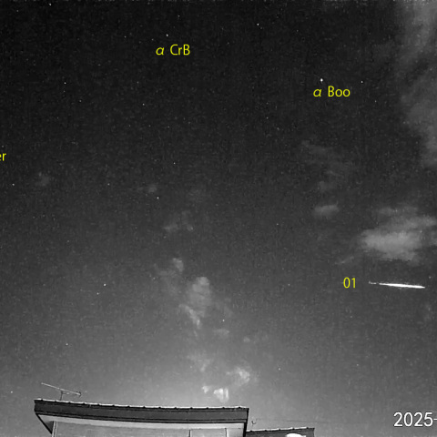 夜半後の流星 (25-03-20)