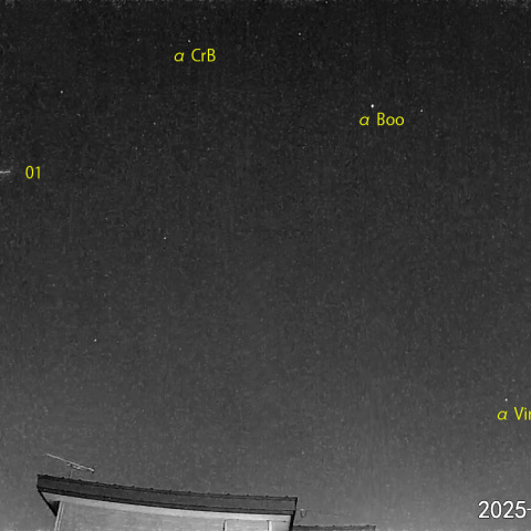 夜半後の流星 (25-03-22)