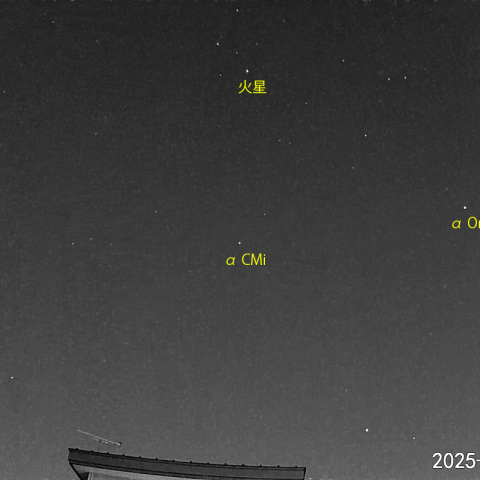 夜半前の流星 (25-03-23)