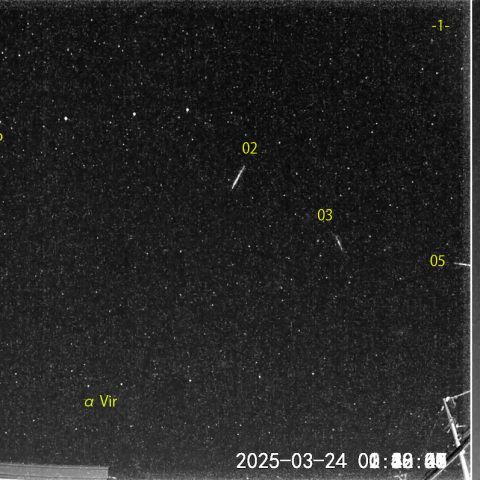 夜半後の流星 (25-03-24)