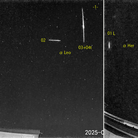 夜半前の流星 (25-04-19)