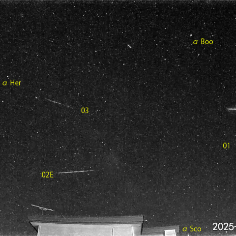 夜半後の流星 (25-05-01)