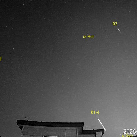 夜半後の流星 (25-05-13)
