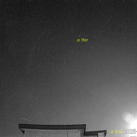 夜半前の流星 (25-06-09)