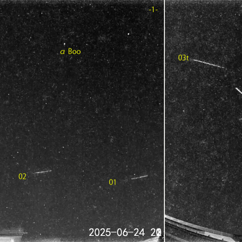 夜半前の流星  (25-06-24)