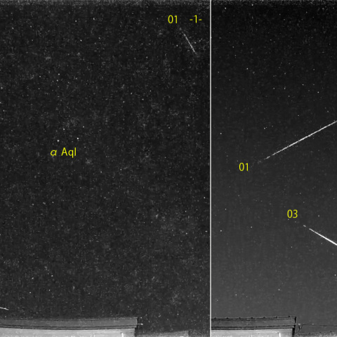 夜半後の流星  (25-06-25)