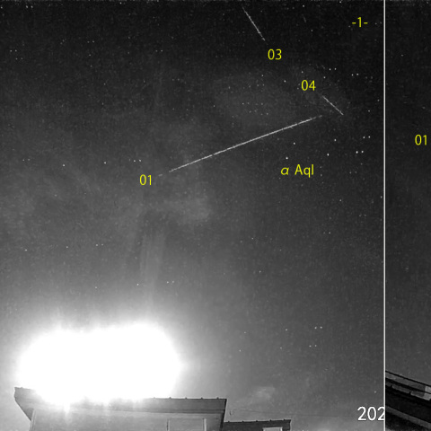 夜半後の流星 (25-07-14)