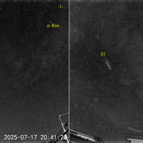 夜半前の流星 (25-07-17)