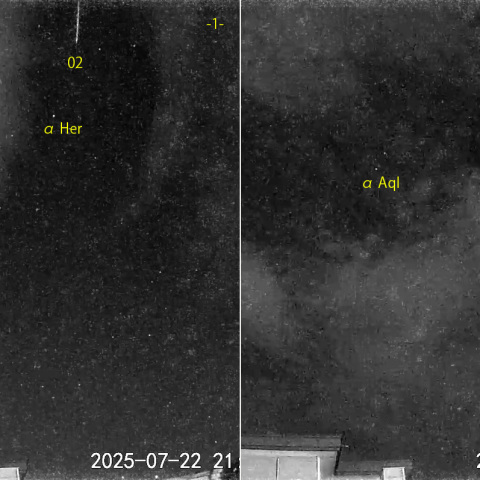 夜半前の流星 (25-07-22)