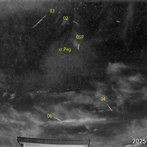 夜半後の流星 (25-07-24)