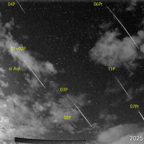 夜半前の流星 (25-08-12)
