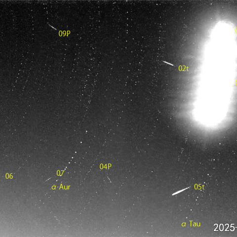 夜半後の流星-2 (25-08-16)