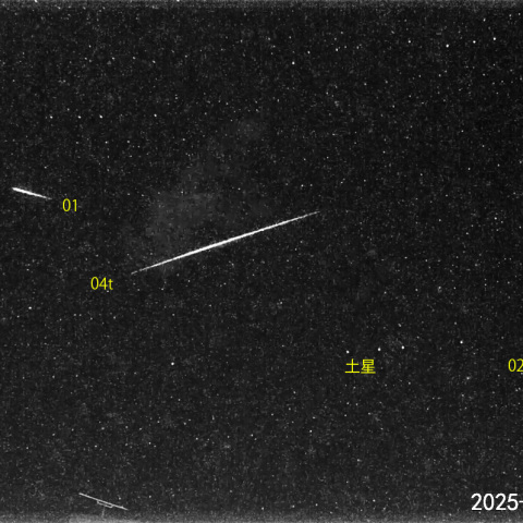 夜半後の流星-1 (25-08-28)