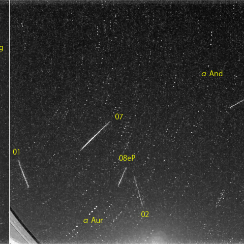 夜半前の流星 (25-09-14)