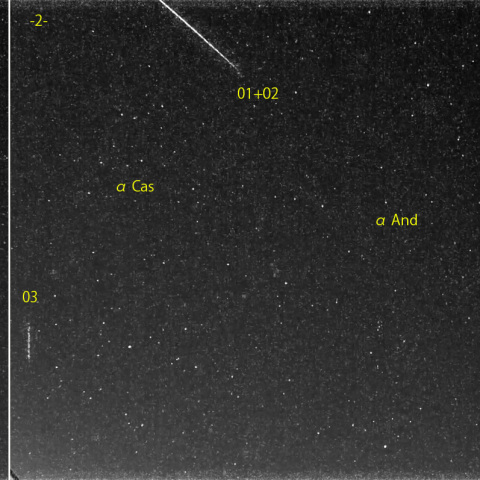 夜半前の流星 (25-09-23)