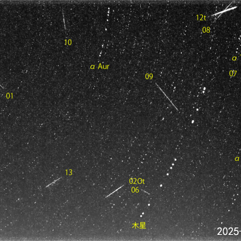 夜半後の流星-2 (25-10-03)