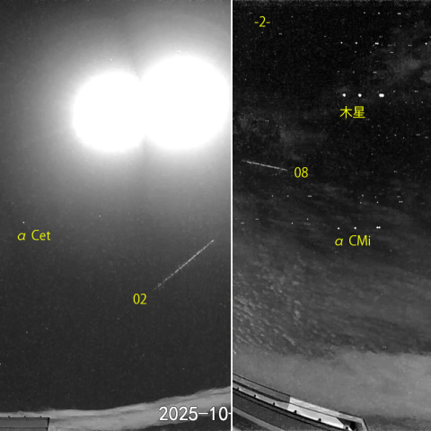 夜半後の流星-b (25-10-09)