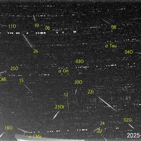 夜半後の流星-2 (25-10-24)