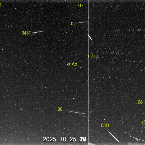 夜半前の流星 (25-10-25)