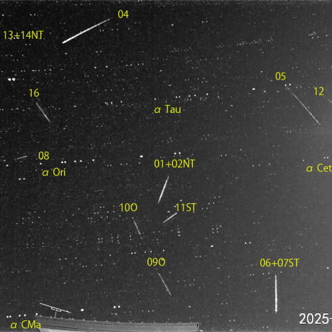 夜半後の流星-1 (25-11-04)