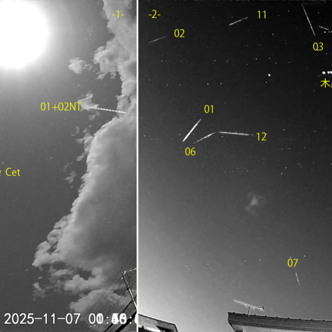 夜半後の流星 (25-11-07)