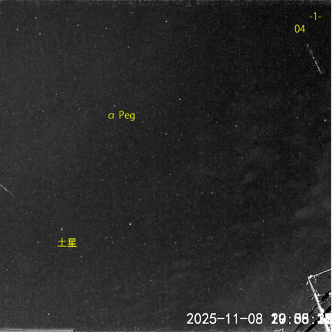 夜半前の流星 (25-11-08)
