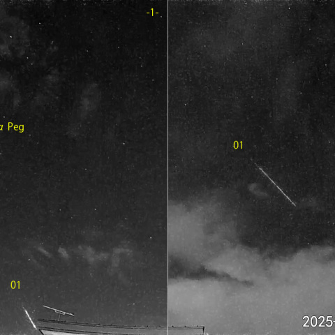 夜半前の流星 (25-11-09)