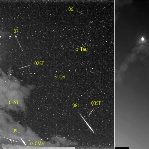 夜半後の流星 (25-11-12)