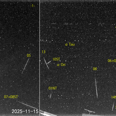 夜半前の流星 (25-11-15)