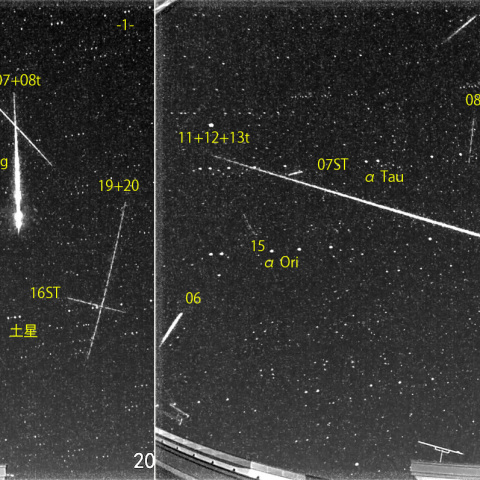 夜半前の流星 (25-11-19)