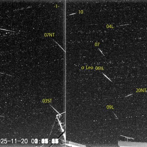 夜半後の流星 (25-11-20)