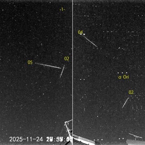 夜半前の流星 (25-11-24)