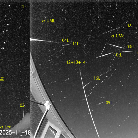 夜半後の流星 (25-11-18)