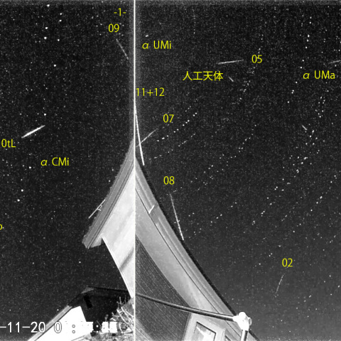 夜半後の流星E (25-11-20)