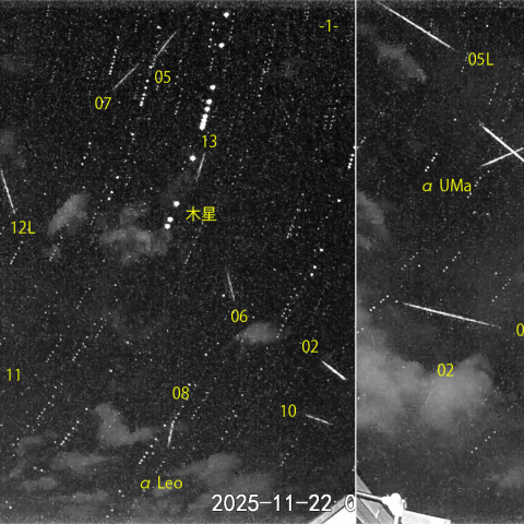 夜半後の流星E (25-11-22)