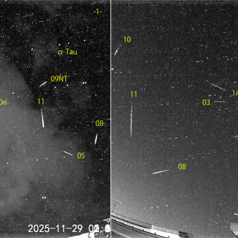 夜半後の流星 (25-11-29)