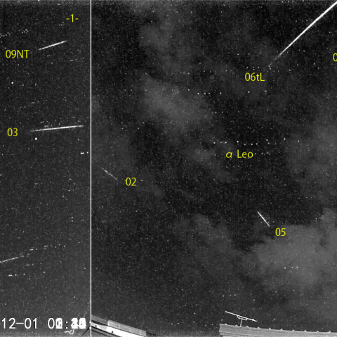 夜半後の流星 (25-12-01)