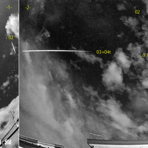 夜半後の流星 (25-12-07)