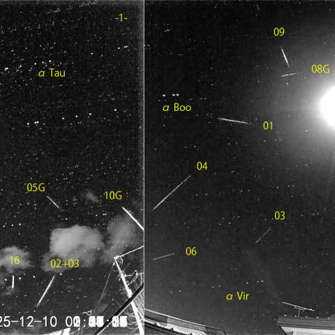 夜半後の流星 (25-12-10)