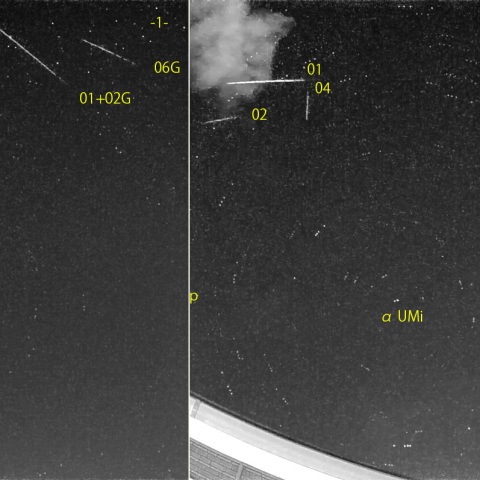 夜半前の流星N (25-12-10)