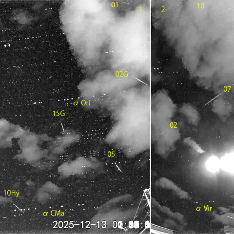  夜半後の流星 (25-12-13)