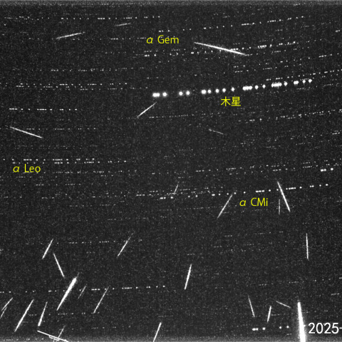  夜半前の流星-1 (25-12-14)