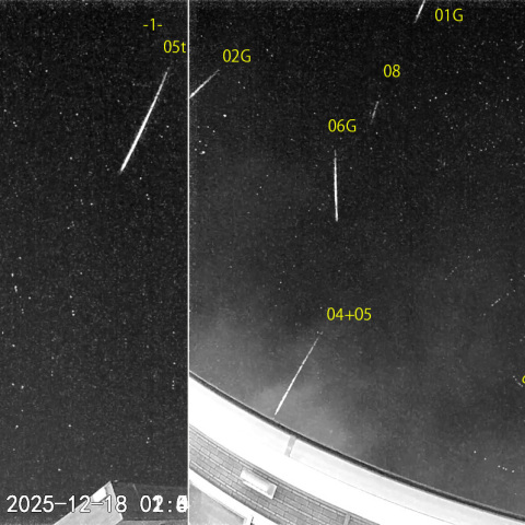  夜半後の流星N (25-12-18)