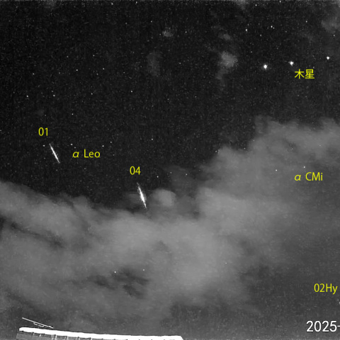  夜半後の流星 (25-12-21)
