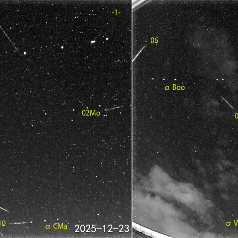 夜半後の流星 (25-12-23)