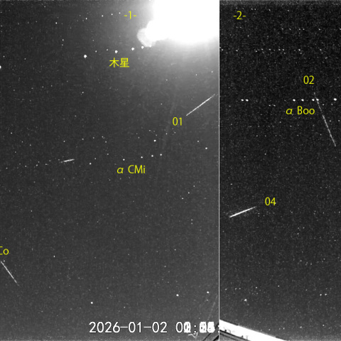  夜半後の流星 (26-01-02)